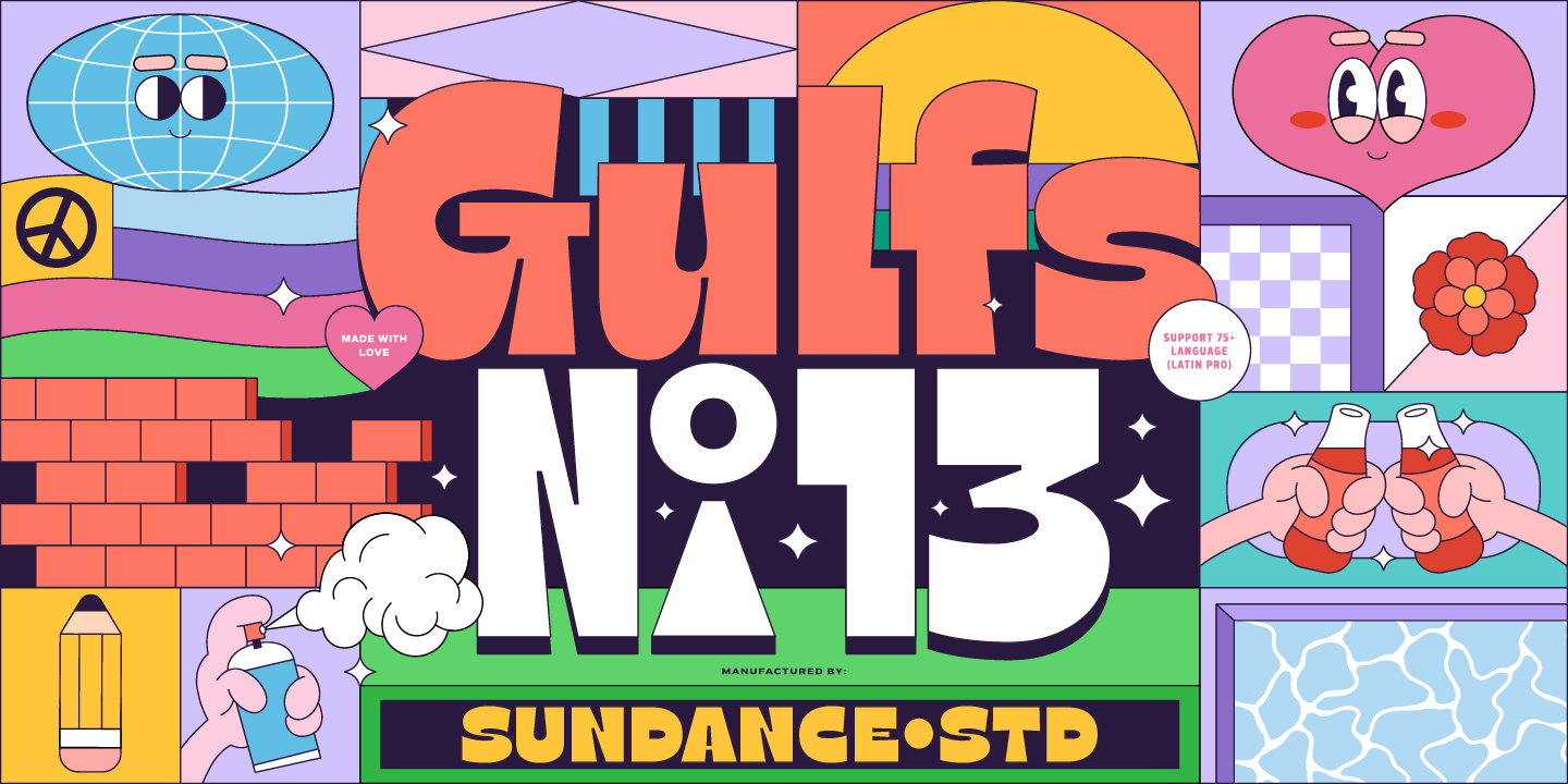 Gulfs Display Condensed Font preview